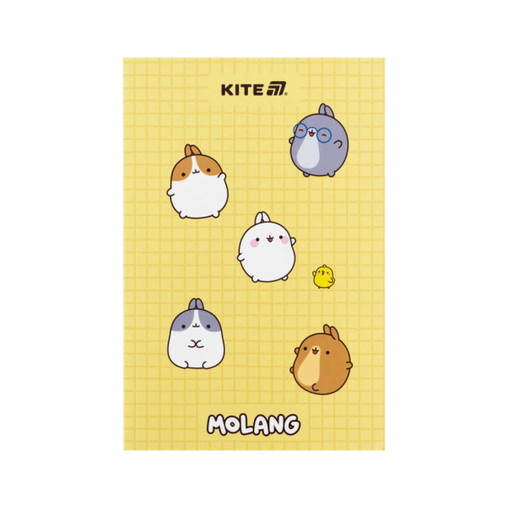 Блокнот Kite А5 Molang термобіндер, 64 аркуші, нелінований (ML25-193)