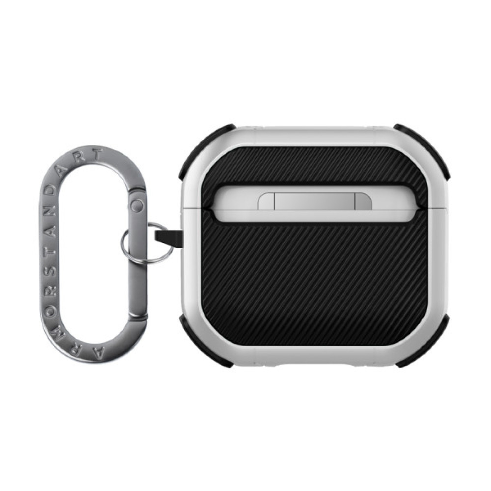 Чохол для навушників Armorstandart Panzer для Apple Airpods 4 White (ARM82553)