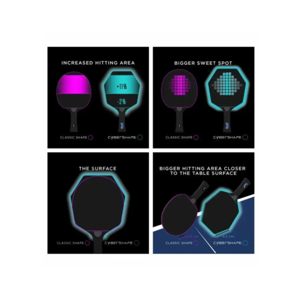 Основа для ракетки Stiga Pure Cybershape Master (1600-2102-35) (932078)