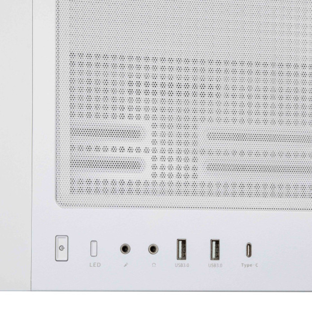 Корпус 2E GAMING Dominator Pro G2302W, без БЖ 2xUSB3.0, 1xUSBType-C, 4x120мм ARGB, VGA 380мм, LCS ready, контролер з пультом, TG Side Panel, TG/Mesh Front panel, ATX, білий