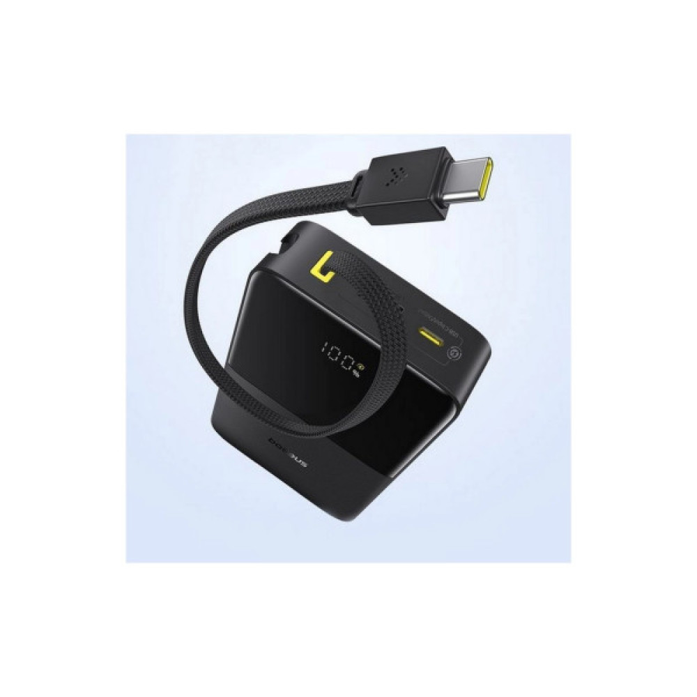Батарея універсальна Baseus EnerFill FC51 Bipow2 Pro 20000mAh 22,5W build-in cable USB-C black (E0027701)