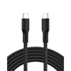 Кабель USB-C > USB-C заряджання/синхронізації Belkin 3м, 240Вт, Type-C, плетений, чорний