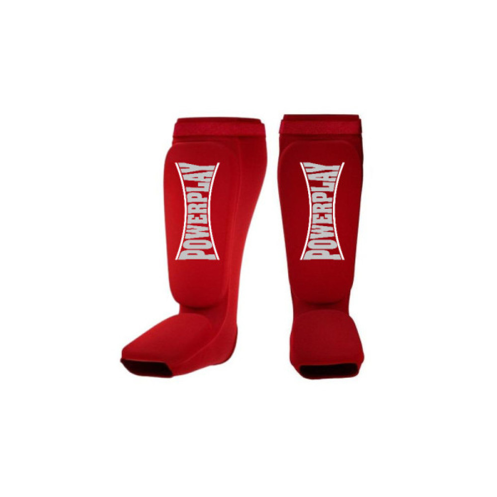 Захист гомілки і стопи PowerPlay 3054 Classic Shin Червоні M (PP_3054_M_Red)