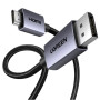 Кабель мультимедійний DisplayPort M to HDMI M 2.0m V2.0 4K30Hz DP125 black Ugreen (35842) Кабель мультимедійний DisplayPort M to HDMI M 2.0m V2.0 4K30Hz DP125 black Ugreen (35842)