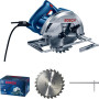 Пила дискова Bosch Professional GKS 140 1400Вт 184мм 3.7кг 20мм + пиляльний диск Eco for wood