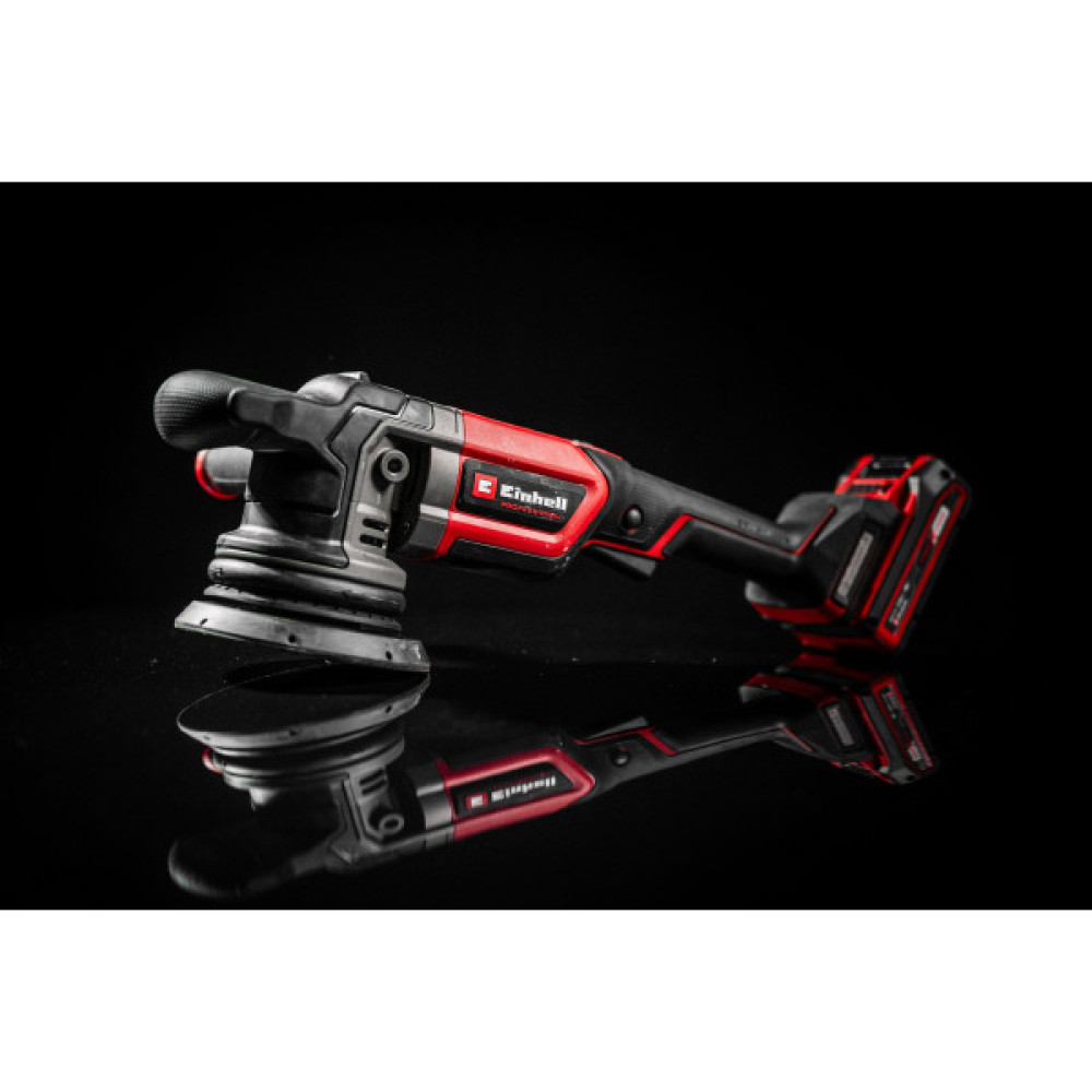 Шліфмашина полірувальна ексцентрікова акумуляторна Einhell Professional CP-EP 18/125 Li BL-Solo 18В 125мм 500-3800об/хв 2.11кг