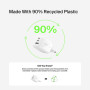 Зарядний пристрій Belkin 2xUSB-C + 1xUSB PD70W PPS GaN white (WCH018HQWH)
