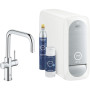 Змішувач для кухні Grohe Blue Home, довж.виливу - 223мм,  поворотний, 1 важіль + сенсор, хром