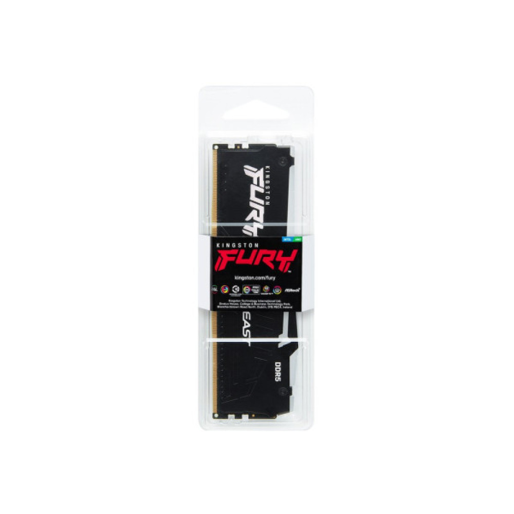 Модуль пам'яті для комп'ютера DDR5 32GB 5600 MHz Beast RGB XMP Kingston Fury (ex.HyperX) (KF556C40BBA-32)