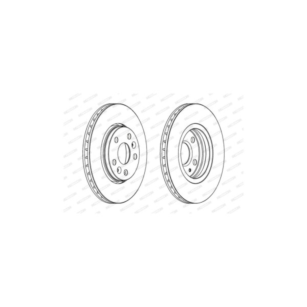 Гальмівний диск FERODO DDF1733