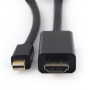 Кабель мультимедійний miniDisplayPort M to HDMI M 1.8m Cablexpert (CC-mDP-HDMI-6)