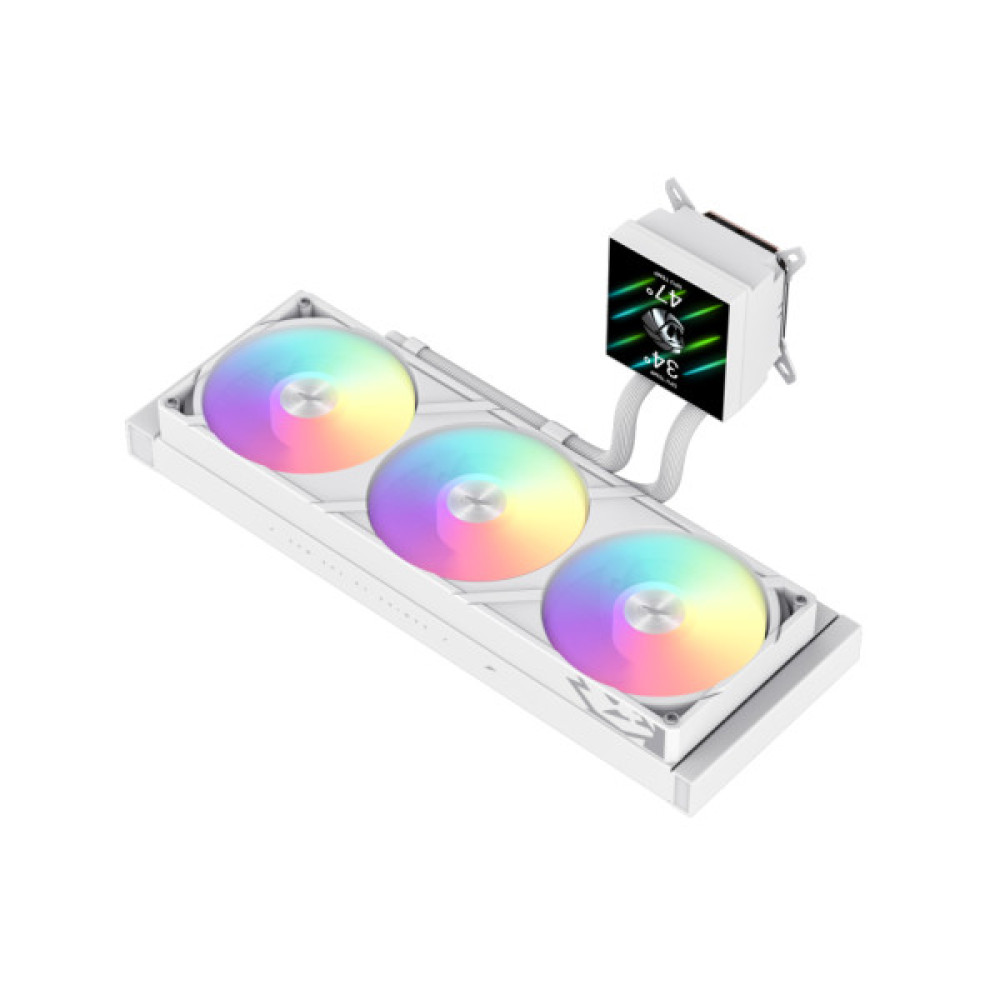 Система рідинного охолодження Gamemax GLACIER 360 LCD WH