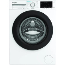 Пральна машина Whirlpool фронтальна, 7кг, 1200, A+++, 49.6см, дисплей, пара, інвертор, люк чорний, білий