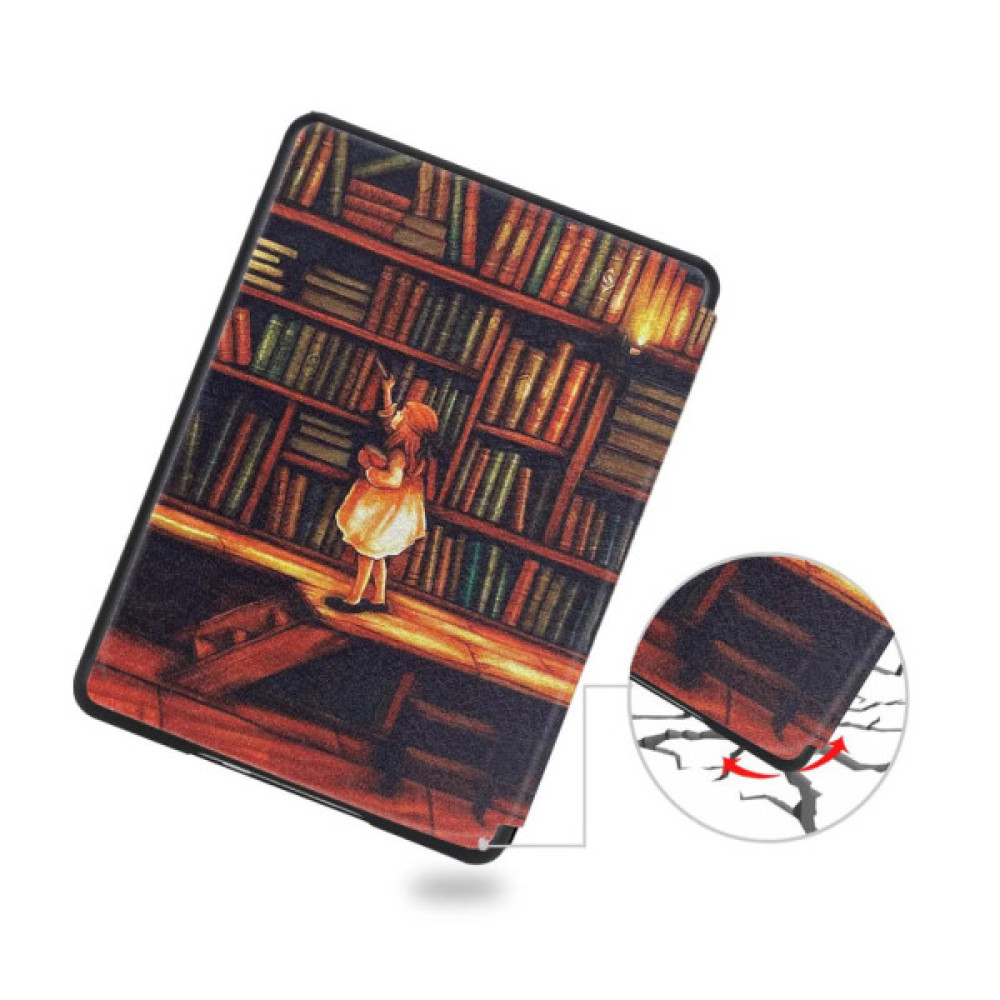 Чохол до електронної книги BeCover Smart Case Amazon Kindle Paperwhite 12th Gen. 2024 7"/Colorsoft (2024) Library Girl (712856)