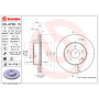 Гальмівний диск Brembo 09.A736.11 Гальмівний диск Brembo 09.A736.11