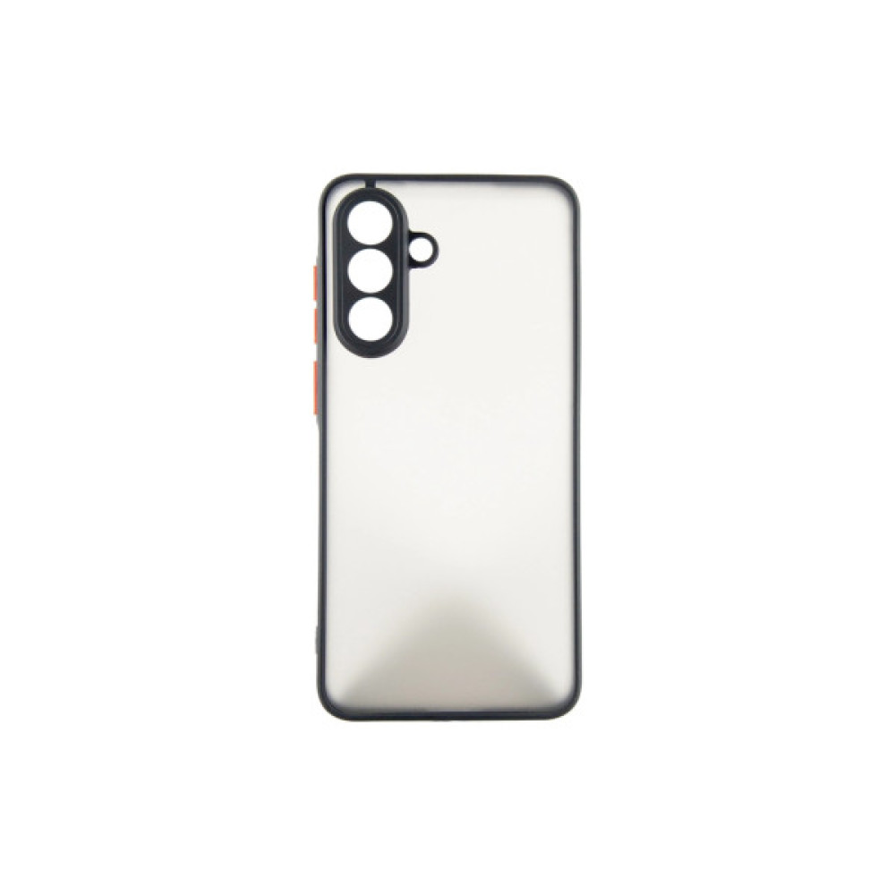 Чохол до мобільного телефона Dengos Kit Samsung Galaxy A56 Matte + glass (Black) (DG-KM-141)