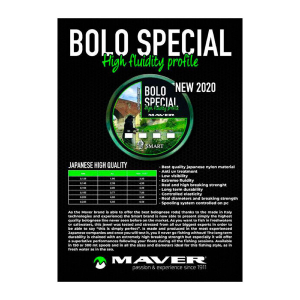 Волосінь Smart Bolo Special 150m 0.185mm (1300.32.72)