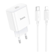 Зарядний пристрій HOCO C76A Pro Majestic USB-C PD30W + cable USB-C to Lightning White (6942007616317)