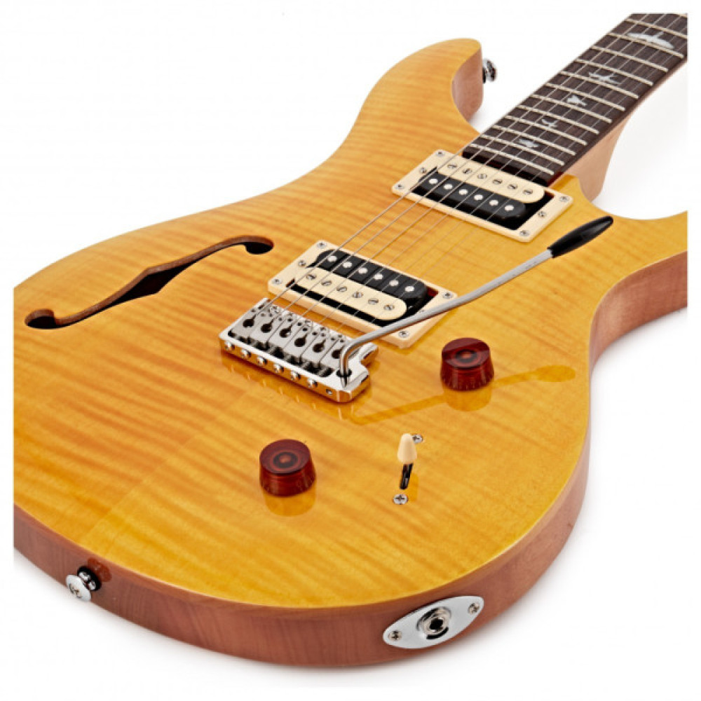 Гітара напівакустична PRS SE Custom 22 Semi-Hollow Santana Yellow