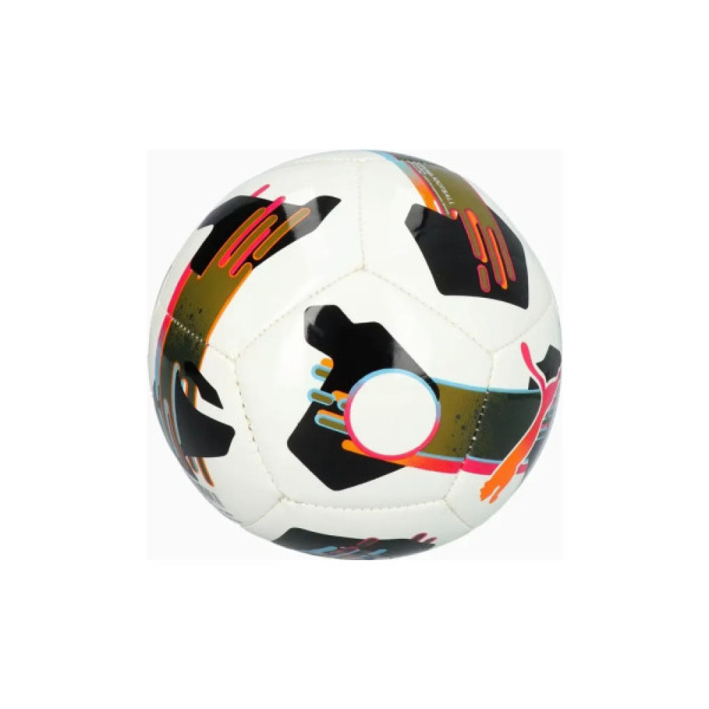 М'яч футбольний Puma Orbita 7 MS Mini 084336-01 білий, чорний, помаранчевий 1 (4067981495184)