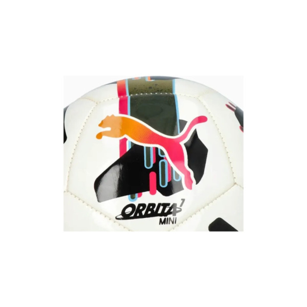 М'яч футбольний Puma Orbita 7 MS Mini 084336-01 білий, чорний, помаранчевий 1 (4067981495184)