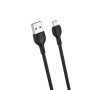 Дата кабель USB 2.0 AM to Lightning 2.0m 2.1A black XO (NB200-L2-BK)