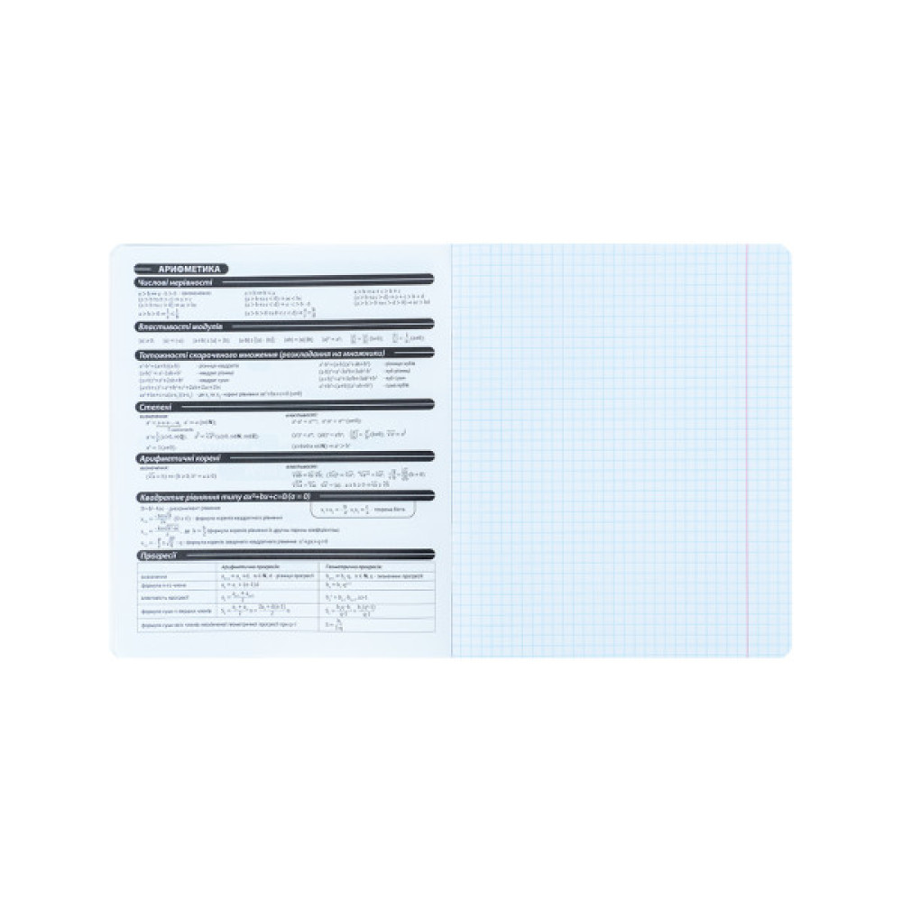 Зошит Kite предметний Cyber 48 аркуші, клітинка, алгебра (K25-240-23)