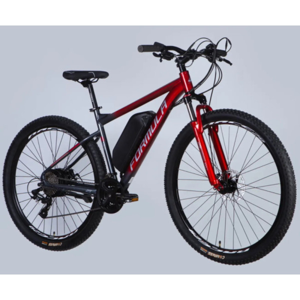 Електровелосипед Formula 29" eF-1 DD CS рама-18,5" 48B 12.5А*г 500Вт 2026 червоно-сріблястий (ELB-FR-29-249)