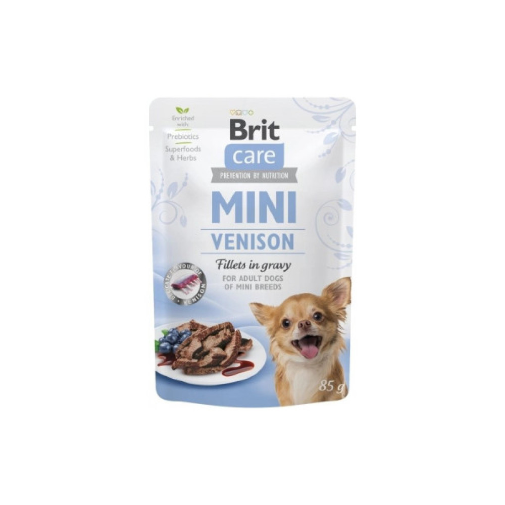 Вологий корм для собак Brit Care Mini для дорослих собак мініатюрних порід (8595602560356)