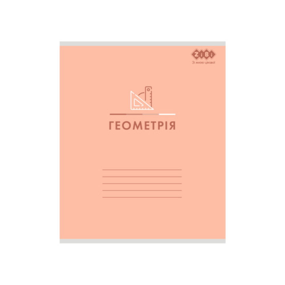 Зошит ZiBi набір учнівських PASTEL 48 аркушів клітинка 10 штук, 8 предметів (ZB.1701-99)