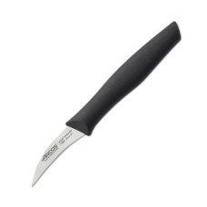 Кухонний ніж Arcos Nova для чищення вигнутий 60 мм Чорний (188300)