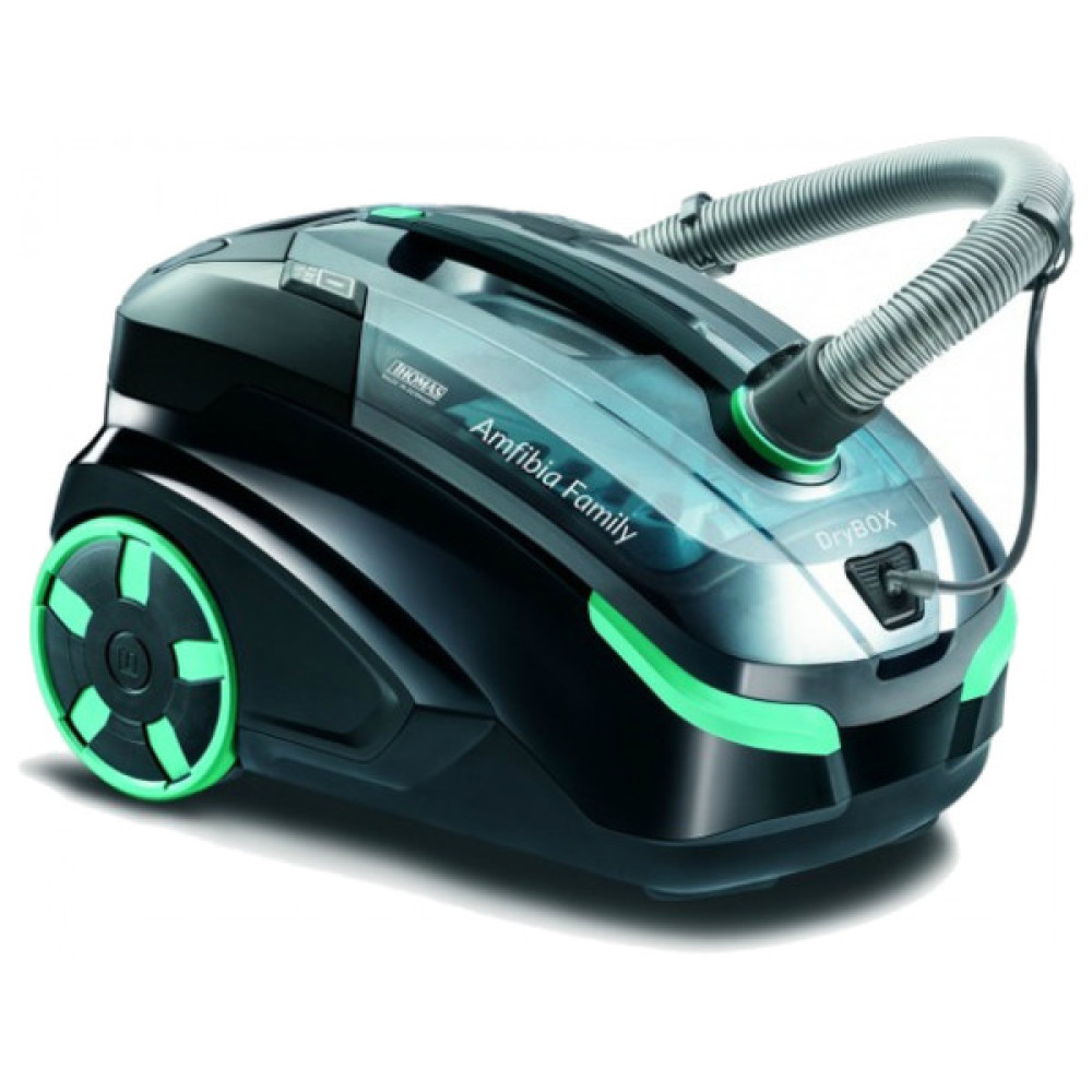 Пилосос Thomas миючий Amfibia Family, 1700Вт, конт пил -1,8л, вода -2,6л, HEPA 13, Aqua-Box, салатовий