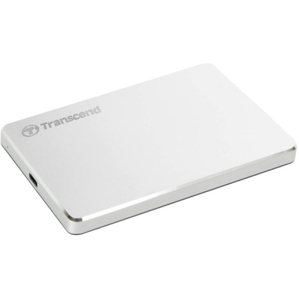 Портативний жорсткий диск Transcend 2TB USB 3.1 Type-C StoreJet 25C3S Срібний