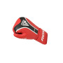 Боксерські рукавички RDX Aura Plus T-17 Red/Black 12 унцій (BGR-T17RB-12OZ+)
