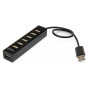 Концентратор Vinga USB2.0 to 7*USB2.0 HUB (VHA2A7) Концентратор Vinga USB2.0 to 7*USB2.0 HUB (VHA2A7)