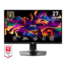 Монітор MSI 26.5" MAG 271QPX-QD-E2 2xHDMI, DP, USB-C, Audio, OLED, 2560x1440, 240Hz, 0.03ms, DCI-P3 99%, AdaptiveSync, Pivot, HDR400