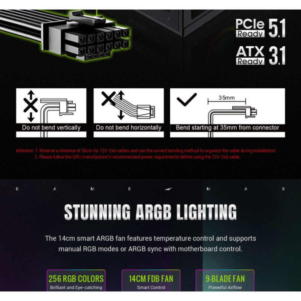 GAMEMAX RGB PRO 850G