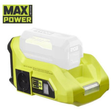 Інвертор напруги акумуляторний Ryobi Max Power RY36BI300A-0 36В 300/500Вт розетка 1х220В роз'єм 1хUSB 1хType-C 0.85кг без АКБ та ЗП