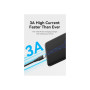 Дата кабель USB 2.0 AM to USB-C 3.0m 3.0A (18W) PVC black Vention (CTHBI)