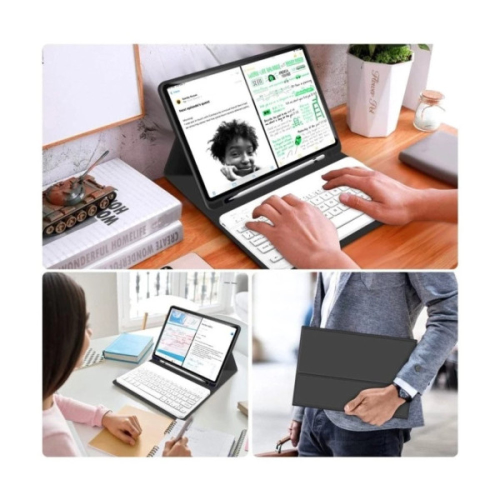 Чохол до планшета BeCover with keyboard Apple iPad Mini 7 2024 Black (712992)