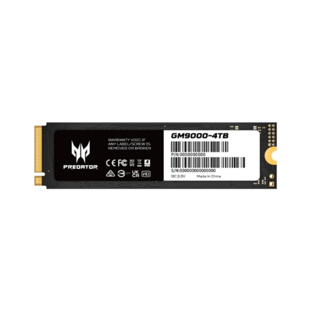 Накопичувач SSD M.2 2280 4TB GM9000 Acer Predator (BL.9BWWR.131)
