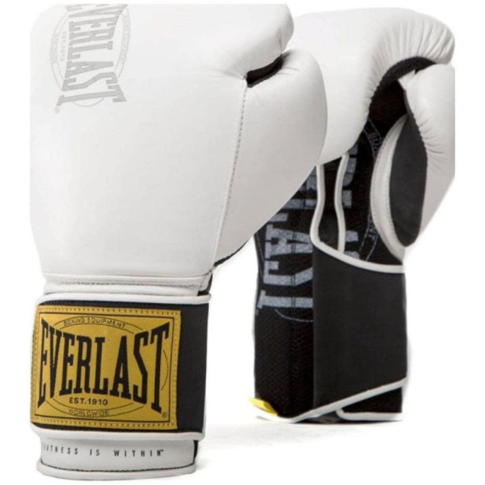 Боксерські рукавички Everlast 1910 Classic Training Glove P00001712 білий 16 унцій (009283600150)