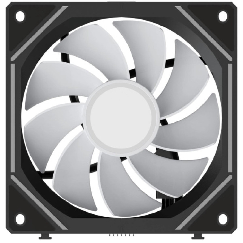 Кулер до корпусу OCYPUS GAMMA F12 UNI ARGB чорний (GAMMA-F12-BK1AM01U-GL)