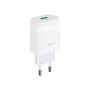 Зарядний пристрій HOCO C72Q Glorious USB QC3.0 18W White (6931474732514) Зарядний пристрій HOCO C72Q Glorious USB QC3.0 18W White (6931474732514)