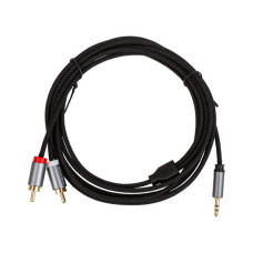 Кабель мультимедійний 3.5mm M to 2xRCA M 3.0m Cabletime (CA914067) Кабель мультимедійний 3.5mm M to 2xRCA M 3.0m Cabletime (CA914067)