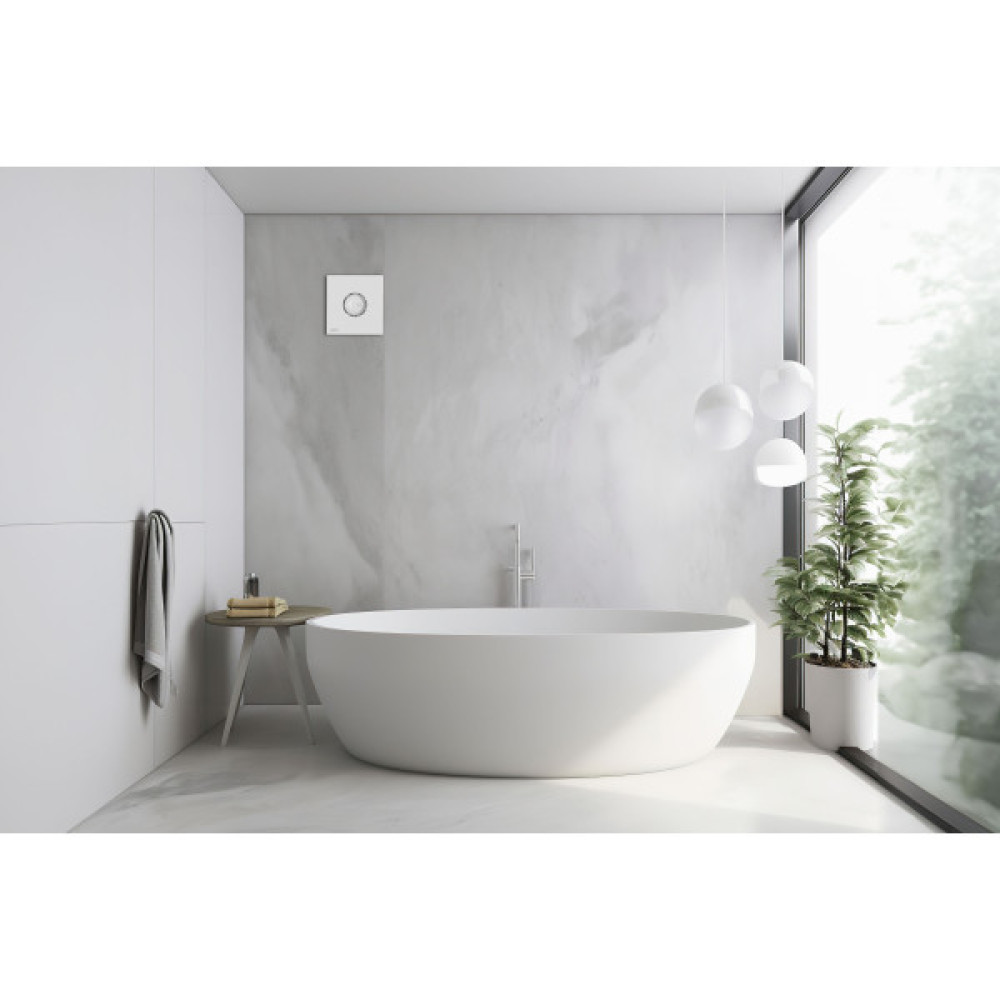 Витяжний вентилятор ARDESTO 15 Вт, 70 м3/г, 2400 об./хв., 30 дБ, білий