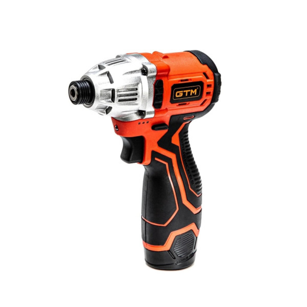 Шуруповерт GTM ударний IS12/120BL, 12В, 120Нм, 0-3000 об/хв, 2x2Ah (IS12/120BL)