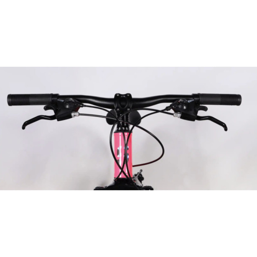 Велосипед Space 26" LYRA DD FR рама-13" AL 2026 рожево-чорний (OPS-SP-26-097)