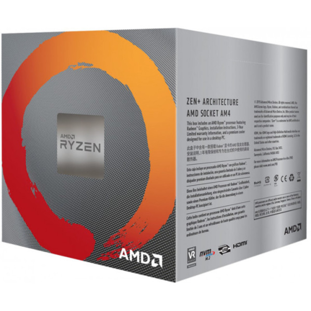AMD Ryzen 5 3400G BOX s-AM4 (YD3400C5FHBOX)