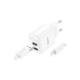 Зарядний пристрій HOCO C141A 2xUSB + cable USB to Lightning white (6942007627870)